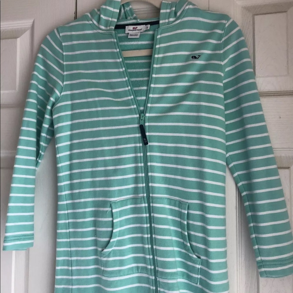 Vineyard Vines Zip Hoodie Kid Size L (14)/Women XS